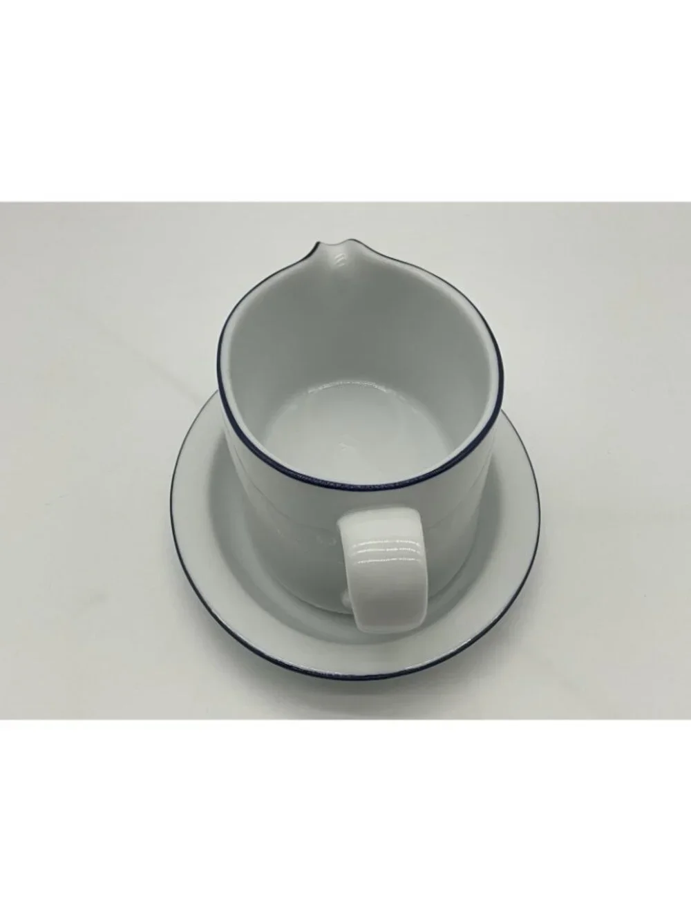 Dansk Bistro VTG Christianshaven White Gravy Boat and Underplate Set   Portugal